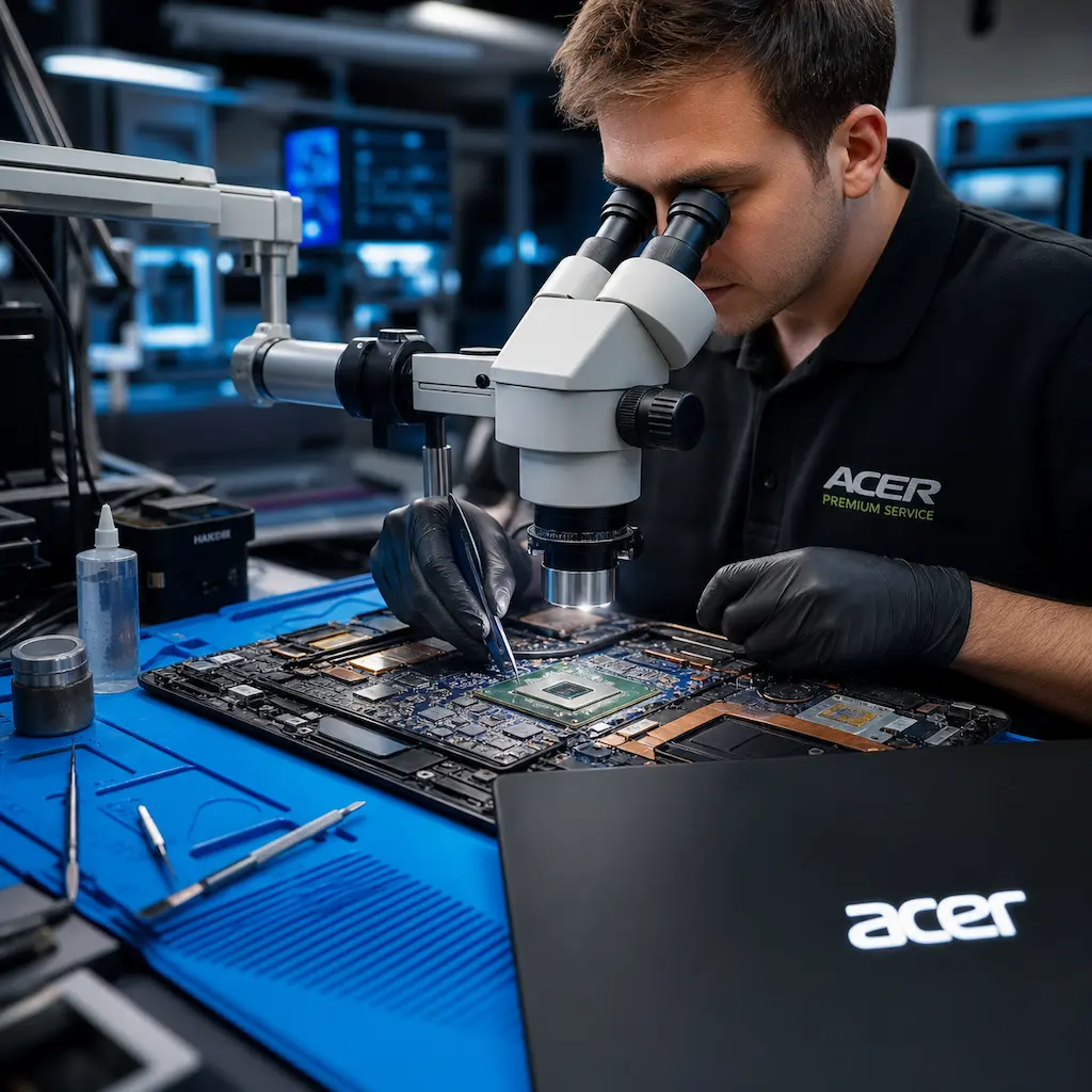 Замена видеокарты ноутбука Acer в Аксае