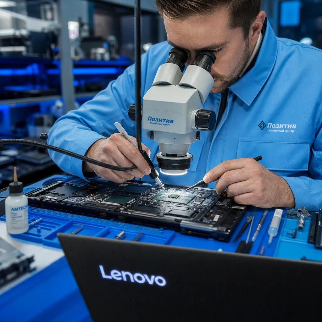 Замена видеокарты ноутбука Lenovo в Аксае