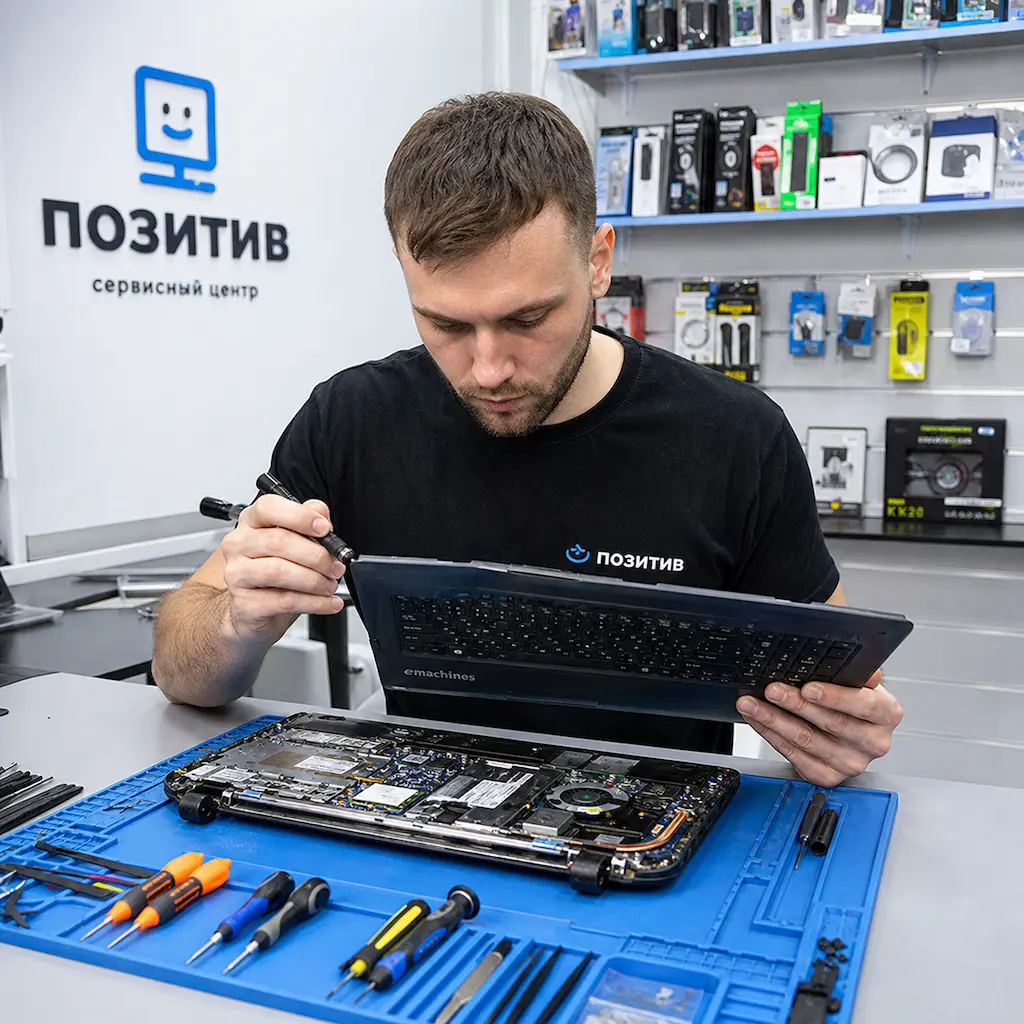 заменить клавиатуру на ноутбуке Emachines в Аксае