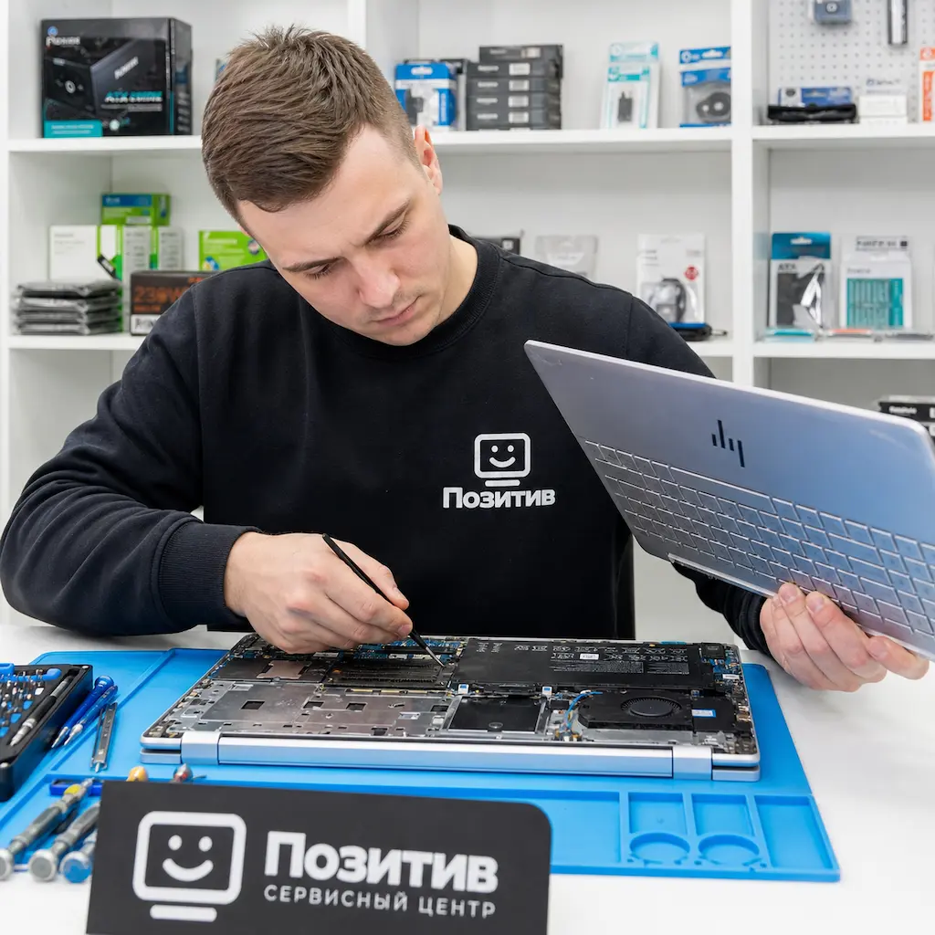 заменить клавиатуру на ноутбуке HP в Аксае