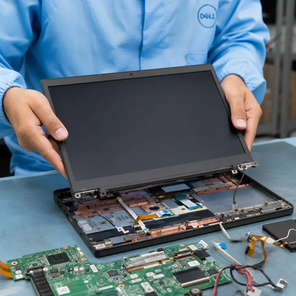 заменить матрицу ноутбука Dell в Аксае