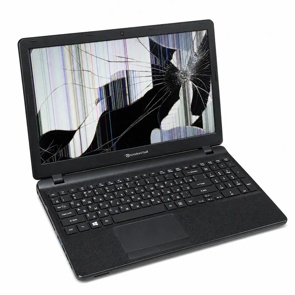 поменять матрицу ноутбука Packard Bell в Аксае