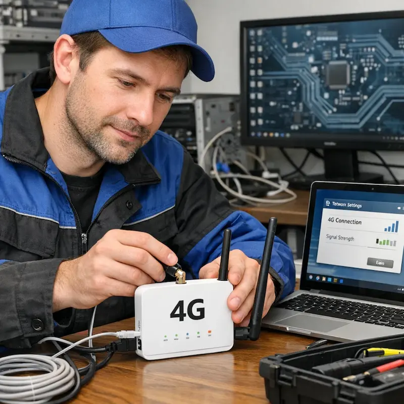 Настройка 4G модема в Аксае