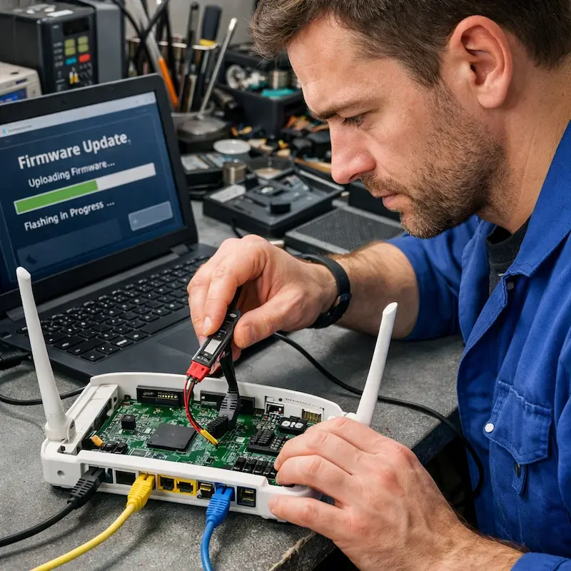 Обновление прошивки роутера в Аксае