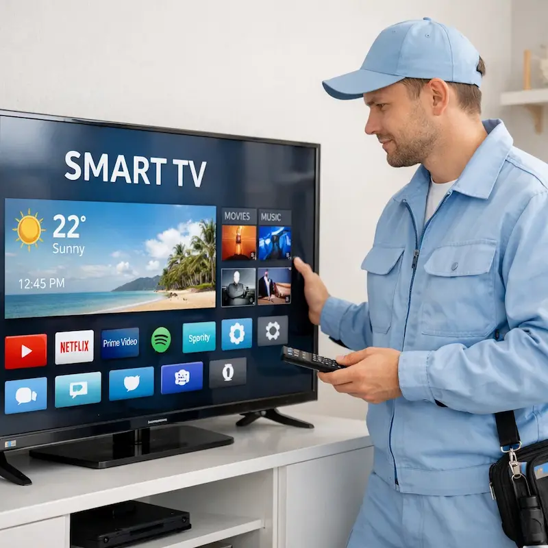 Настройка Smart TV в Аксае