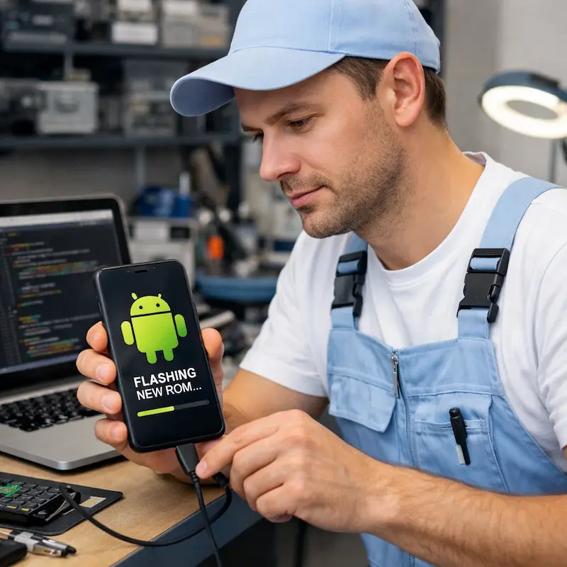 Прошивка Android в Аксае